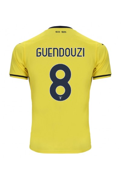 Lazio Matteo Guendouzi #8 Fotballdrakt Borte Klær 2024-25 Korte ermer Lazio Matteo Guendouzi #8 Fotballdrakt Borte Klær 2024-25 Korte ermer